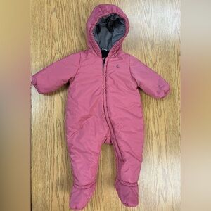 Petit Bateau Baby Girl Puffer Pramsuit 12 months